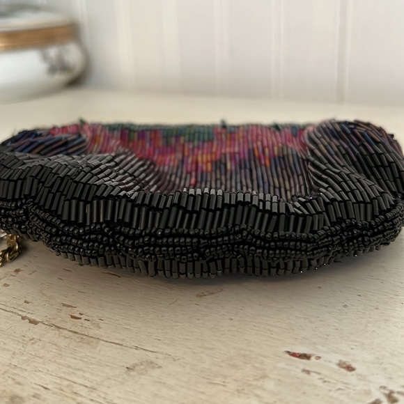 Vintage La Regale beaded Hong Kong evening bag clutch - Picture 4 of 8